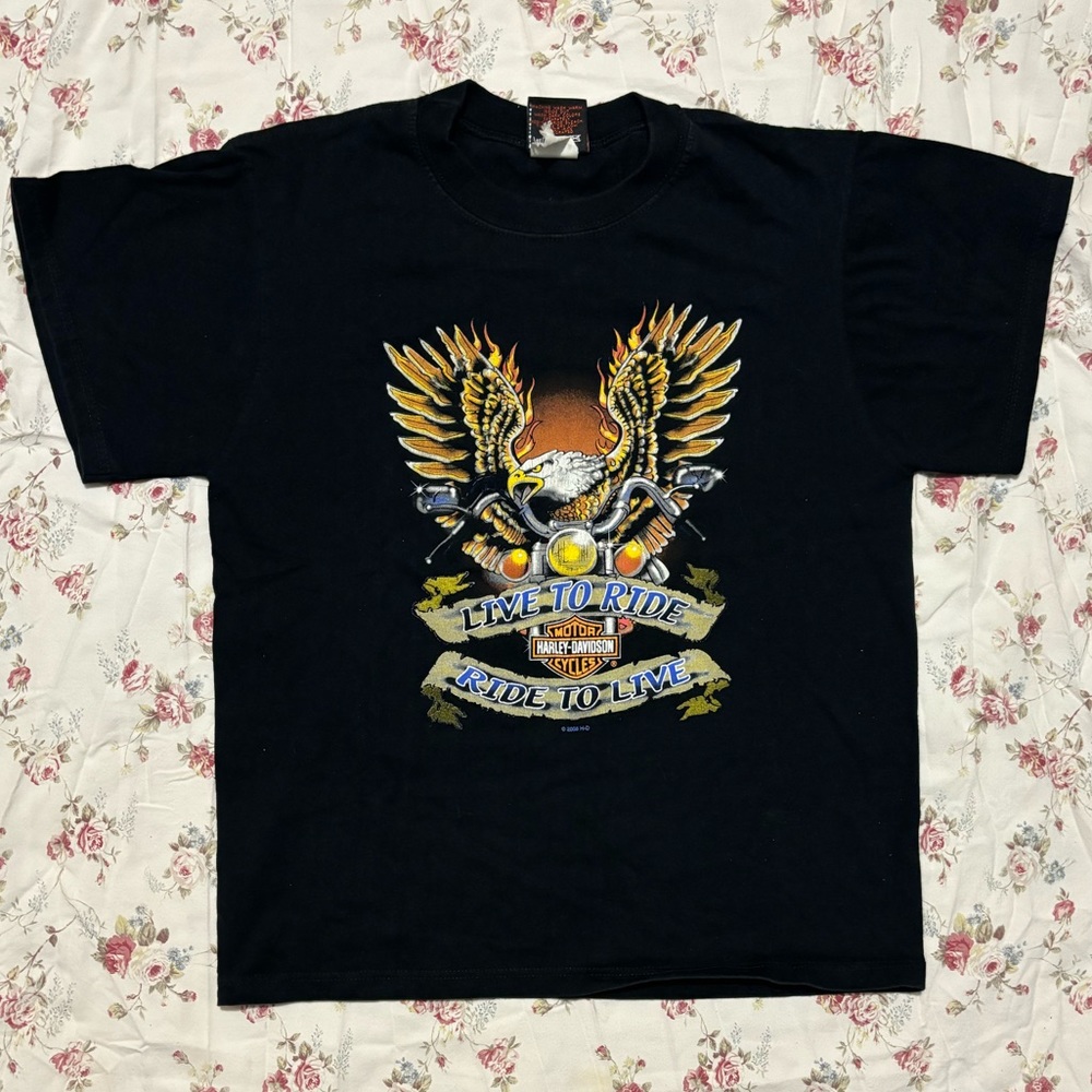 harley davison black 📍aruba📍t shirt.